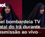 Israel bombardeia TV estatal do Irã durante transmissão ao vivo; veja explosão