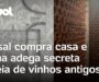 Casal compra casa em SP e acha adega secreta cheia de vinhos antigos; veja