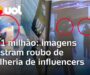 Veja Vídeo – Mais de R$ 1 milhão roubados em joalheria em SP; veja imagens