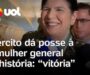 Veja Vídeo – Exército dá posse à 1ª mulher general da história: ‘Competência não tem gênero’