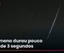 Vídeo flagra meteoro cruzando o céu durante a madrugada no RS; veja vídeo