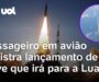 Veja Vídeo – Missão Artemis 2: passageiro em avião registra lançamento de nave que irá para a Lua