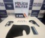 Dupla suspeita de homicídio é presa com armas e munições em Cáceres