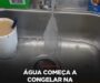 Veja Vídeo – Água congela no ar durante frio de -6°C e cena impressiona na Serra Catarinense; veja