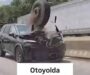 Veja Vídeo – Motorista leva susto após pneu surgir do nada e atingir SUV em alta velocidade; veja